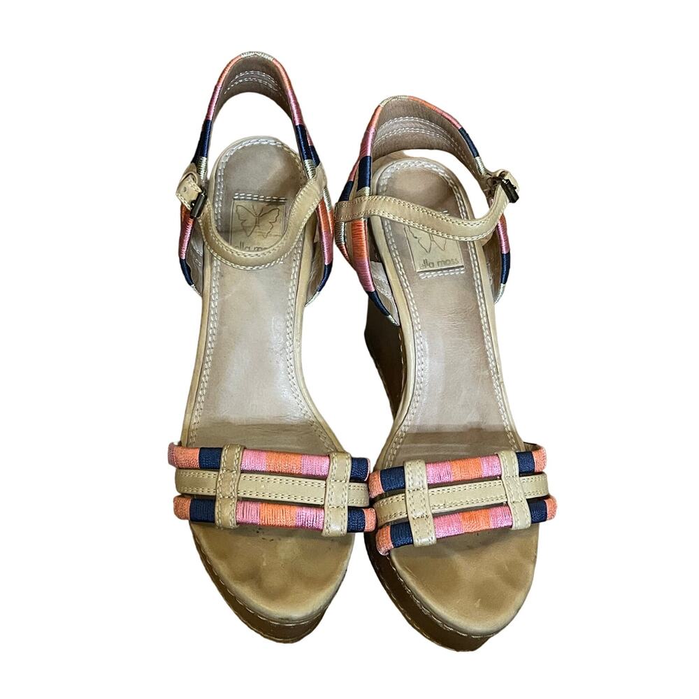 Ella Moss Ryann Wedge Sandal size 8/8.5